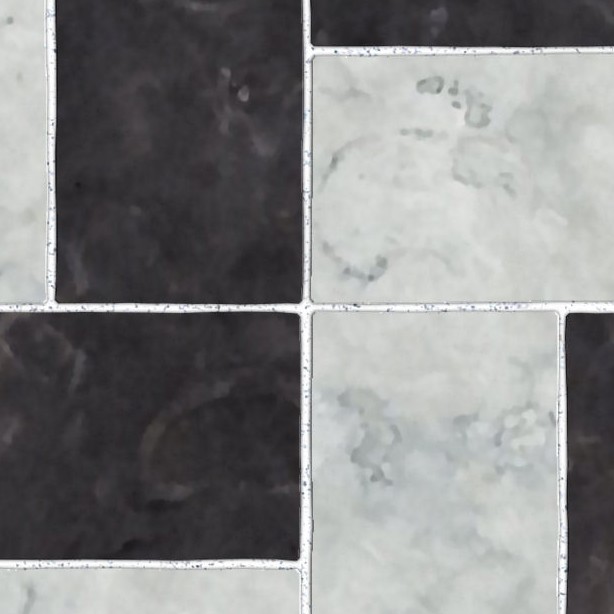 Textures   -   ARCHITECTURE   -   TILES INTERIOR   -   Marble tiles   -   Black  - Black and white marble tile texture seamless 14147 - HR Full resolution preview demo