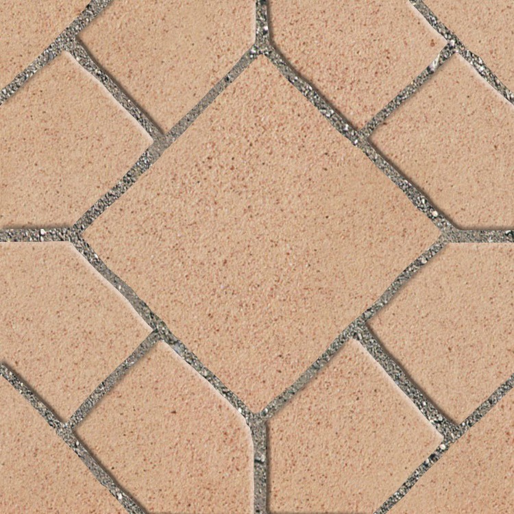 Textures   -   ARCHITECTURE   -   PAVING OUTDOOR   -   Terracotta   -   Blocks mixed  - Paving cotto mixed size texture seamless 06603 - HR Full resolution preview demo