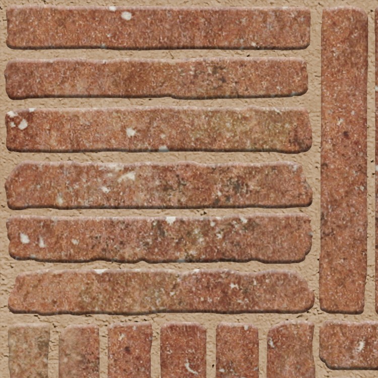 Textures   -   ARCHITECTURE   -   PAVING OUTDOOR   -   Terracotta   -   Blocks regular  - Cotto paving outdoor regular blocks texture seamless 06675 - HR Full resolution preview demo