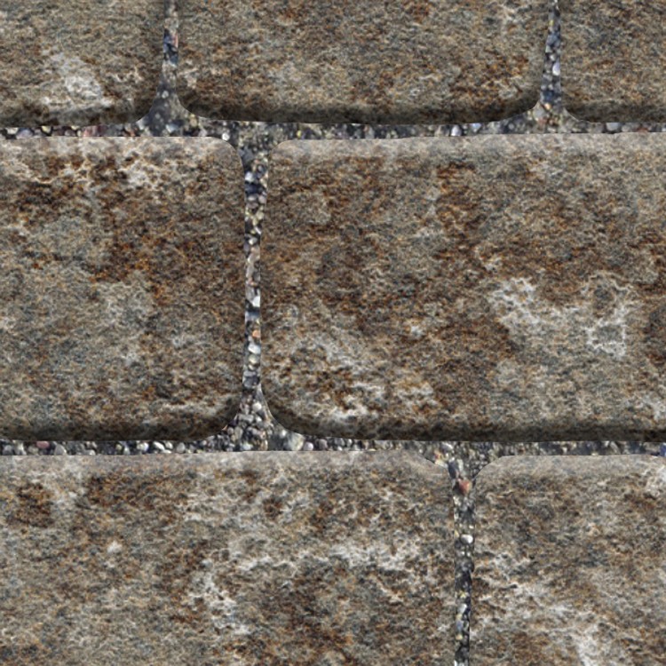 Textures   -   ARCHITECTURE   -   ROADS   -   Paving streets   -   Damaged cobble  - Dirt street paving cobblestone texture seamless 07480 - HR Full resolution preview demo