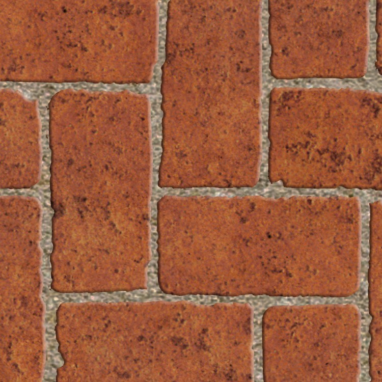 Textures   -   ARCHITECTURE   -   PAVING OUTDOOR   -   Terracotta   -   Herringbone  - Cotto paving herringbone outdoor texture seamless 06764 - HR Full resolution preview demo