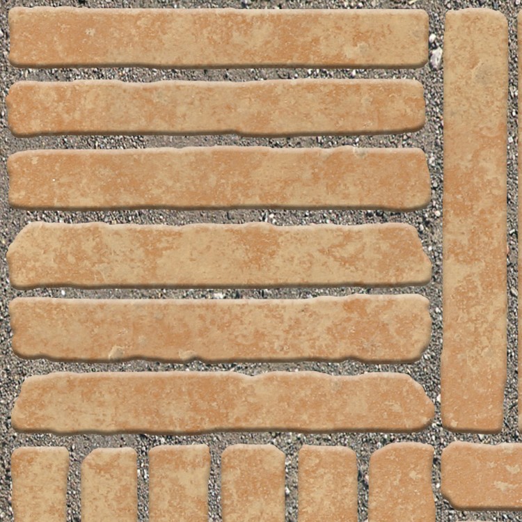 Textures   -   ARCHITECTURE   -   PAVING OUTDOOR   -   Terracotta   -   Blocks regular  - Cotto paving outdoor regular blocks texture seamless 06676 - HR Full resolution preview demo