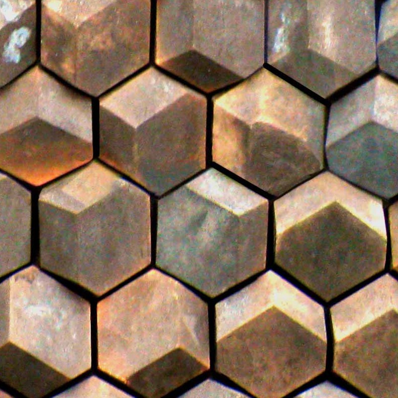 Textures   -   ARCHITECTURE   -   TILES INTERIOR   -   Hexagonal mixed  - Tadao ando tokio jewel box wall tiles texture seamless 21176 - HR Full resolution preview demo