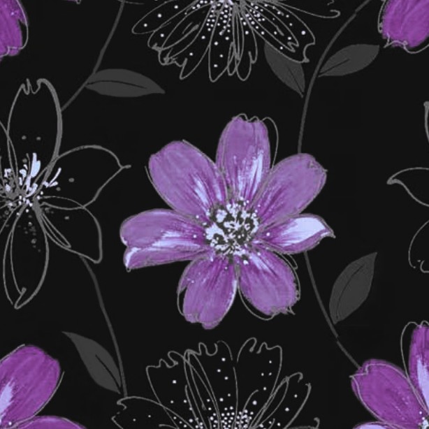Textures   -   MATERIALS   -   WALLPAPER   -   Floral  - Floral wallpaper texture seamless 11021 - HR Full resolution preview demo