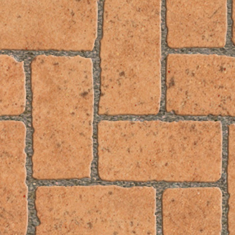 Textures   -   ARCHITECTURE   -   PAVING OUTDOOR   -   Terracotta   -   Herringbone  - Cotto paving herringbone outdoor texture seamless 06767 - HR Full resolution preview demo