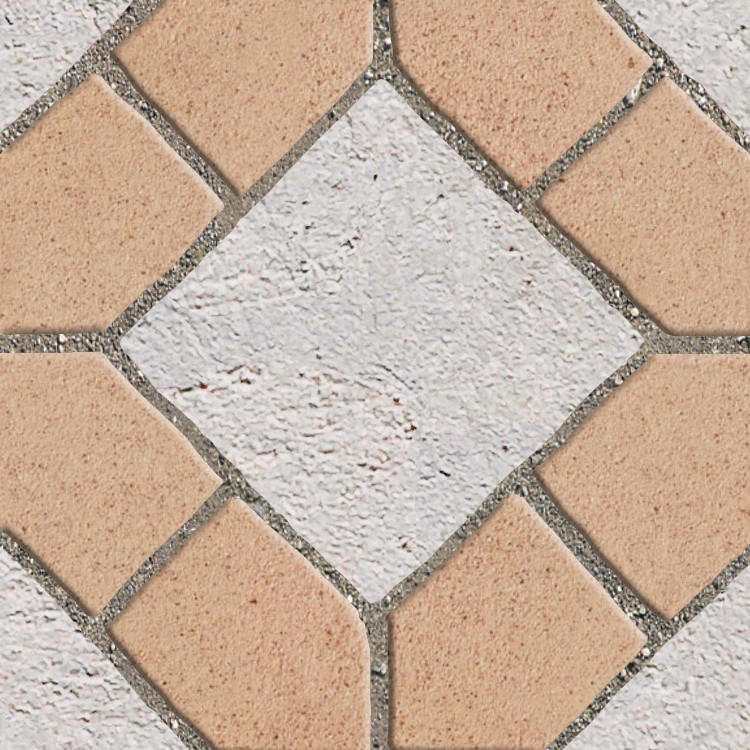 Textures   -   ARCHITECTURE   -   PAVING OUTDOOR   -   Terracotta   -   Blocks mixed  - Paving cotto mixed size texture seamless 06608 - HR Full resolution preview demo