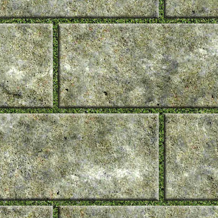 Textures   -   ARCHITECTURE   -   PAVING OUTDOOR   -   Parks Paving  - Dirty concrete park paving texture seamless 18705 - HR Full resolution preview demo
