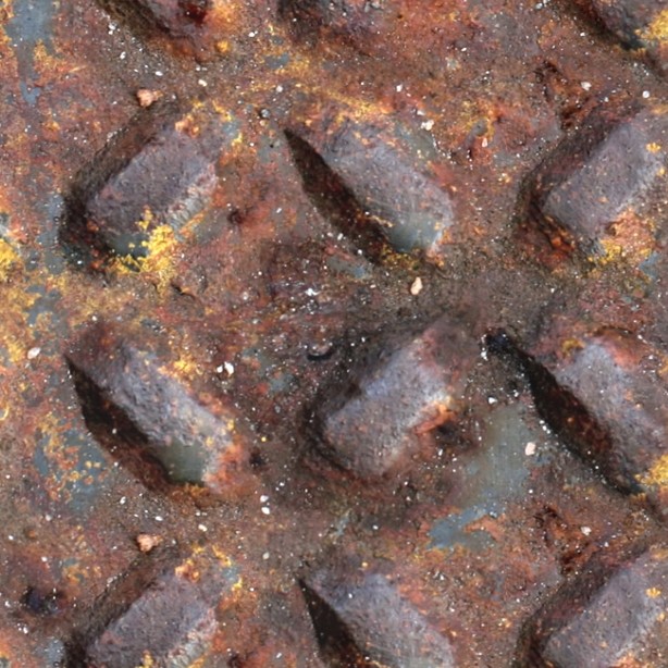 Textures   -   MATERIALS   -   METALS   -   Plates  - Iron rusty dirty metal plate texture seamless 10616 - HR Full resolution preview demo
