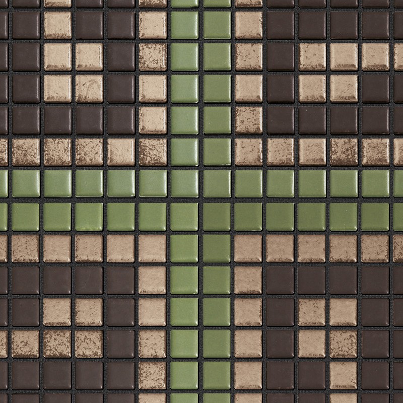 Textures   -   ARCHITECTURE   -   TILES INTERIOR   -   Mosaico   -   Classic format   -   Patterned  - Mosaico patterned tiles texture seamless 15069 - HR Full resolution preview demo
