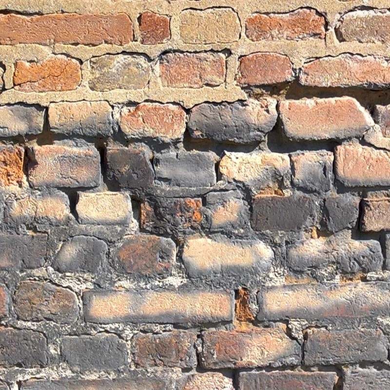 Textures   -   ARCHITECTURE   -   BRICKS   -   Damaged bricks  - Old damaged bricks texture seamless 18107 - HR Full resolution preview demo