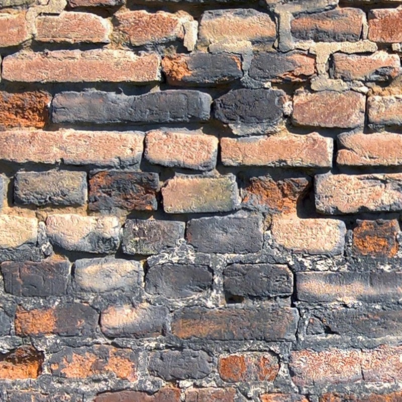 Textures   -   ARCHITECTURE   -   BRICKS   -   Damaged bricks  - Old damaged bricks texture seamless 18108 - HR Full resolution preview demo