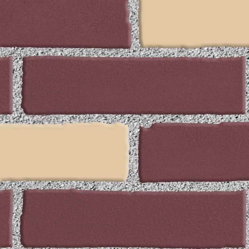 Textures   -   ARCHITECTURE   -   BRICKS   -   Facing Bricks   -   Smooth  - Facing smooth bricks texture seamless 00295 - HR Full resolution preview demo