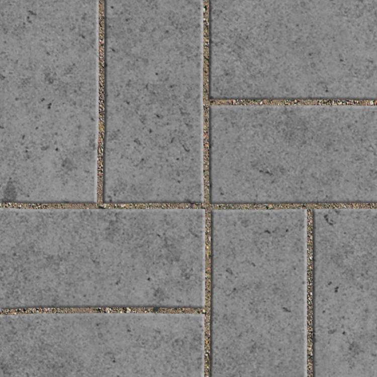 Paving Outdoor Concrete Regular Block Texture Seamless 05671