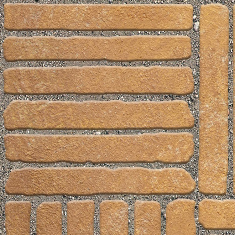 Textures   -   ARCHITECTURE   -   PAVING OUTDOOR   -   Terracotta   -   Blocks regular  - Cotto paving outdoor regular blocks texture seamless 06684 - HR Full resolution preview demo