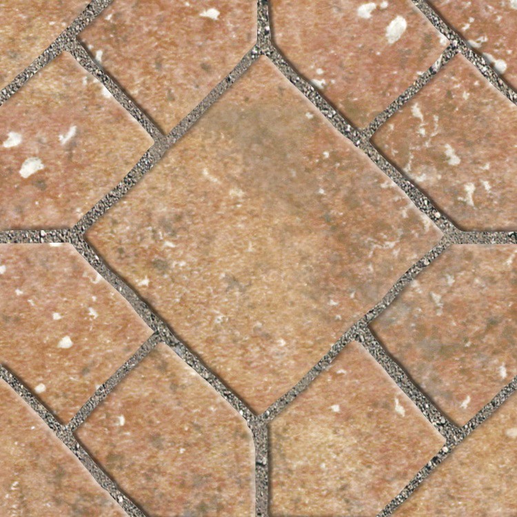 Textures   -   ARCHITECTURE   -   PAVING OUTDOOR   -   Terracotta   -   Blocks mixed  - Paving cotto mixed size texture seamless 06613 - HR Full resolution preview demo