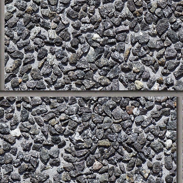 Washed gravel paving outdoor texture seamless 17896