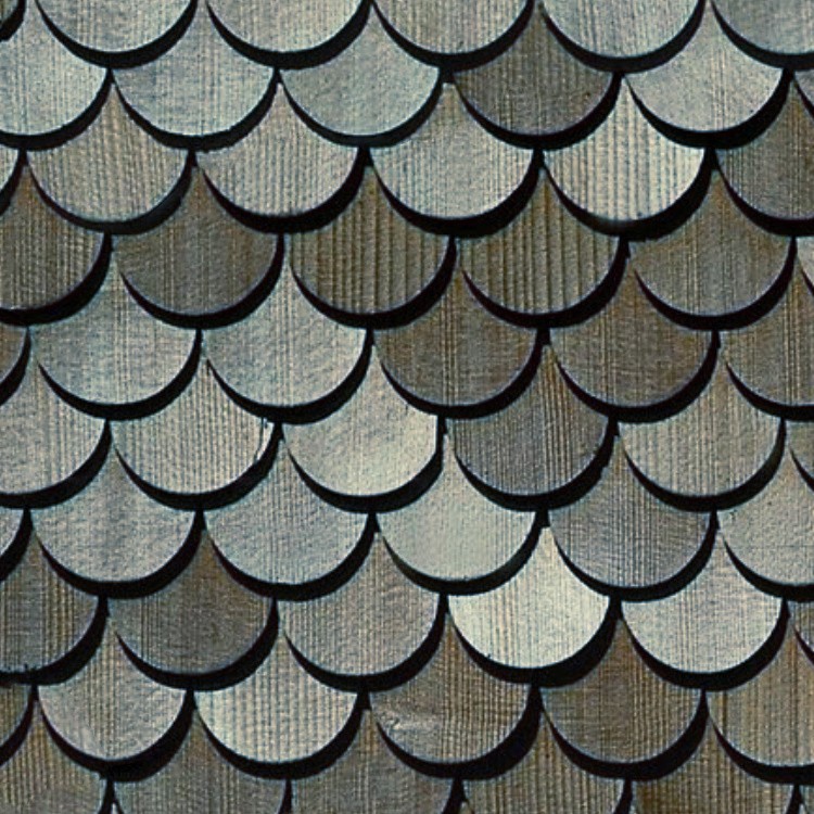Wood Shingle Roof Texture Seamless 03827, Rounded Roof Shingles