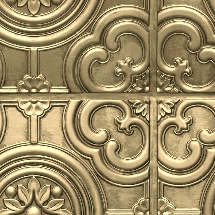 Textures   -   MATERIALS   -   METALS   -   Panels  - Brass metal panel texture seamless 10442 - HR Full resolution preview demo
