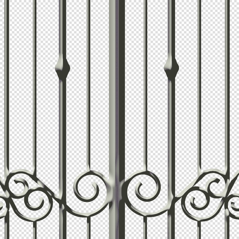 Textures   -   ARCHITECTURE   -   BUILDINGS   -   Gates  - Cut out silver entrance gate texture 18617 - HR Full resolution preview demo