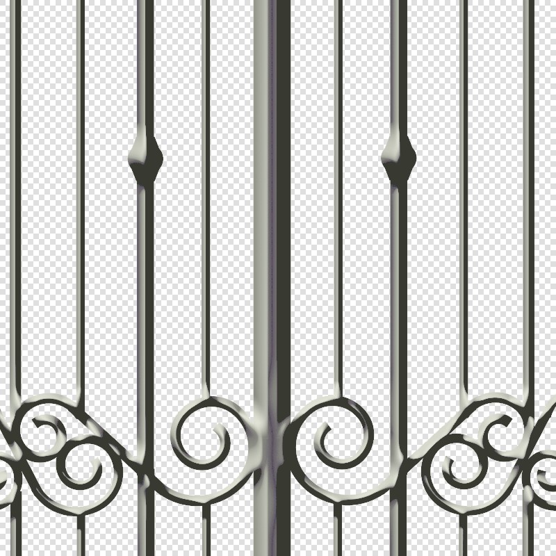 Textures   -   ARCHITECTURE   -   BUILDINGS   -   Gates  - Cut out silver entrance gate texture 18617 - HR Full resolution preview demo