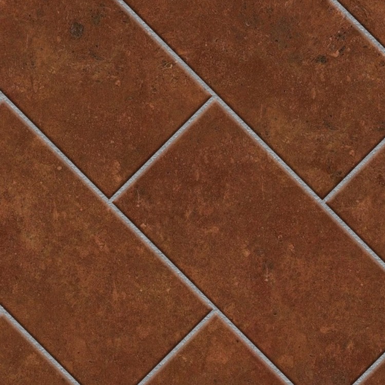 Textures   -   ARCHITECTURE   -   TILES INTERIOR   -   Terracotta tiles  - Terracotta brown tiles texture seamless 16060 - HR Full resolution preview demo