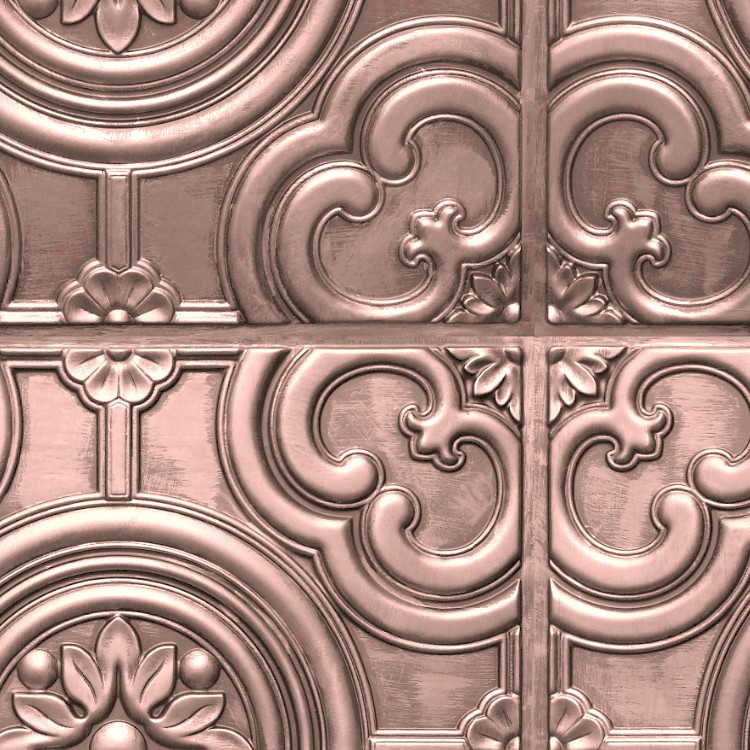 Textures   -   MATERIALS   -   METALS   -   Panels  - Copper metal panel texture seamless 10444 - HR Full resolution preview demo