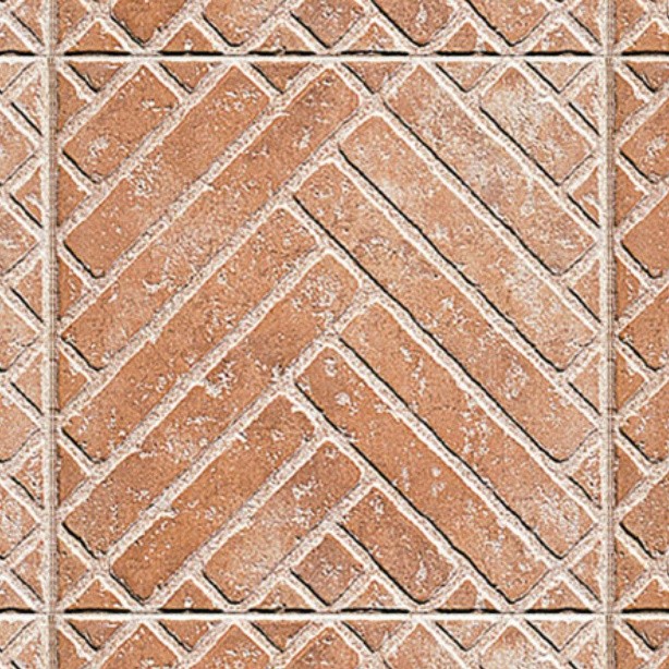 Textures   -   ARCHITECTURE   -   PAVING OUTDOOR   -   Terracotta   -   Herringbone  - Cotto paving herringbone outdoor texture seamless 06779 - HR Full resolution preview demo