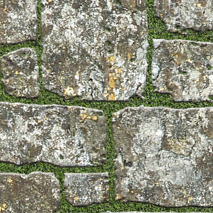 Textures   -   ARCHITECTURE   -   PAVING OUTDOOR   -   Parks Paving  - Park damaged paving stone texture seamless 18809 - HR Full resolution preview demo