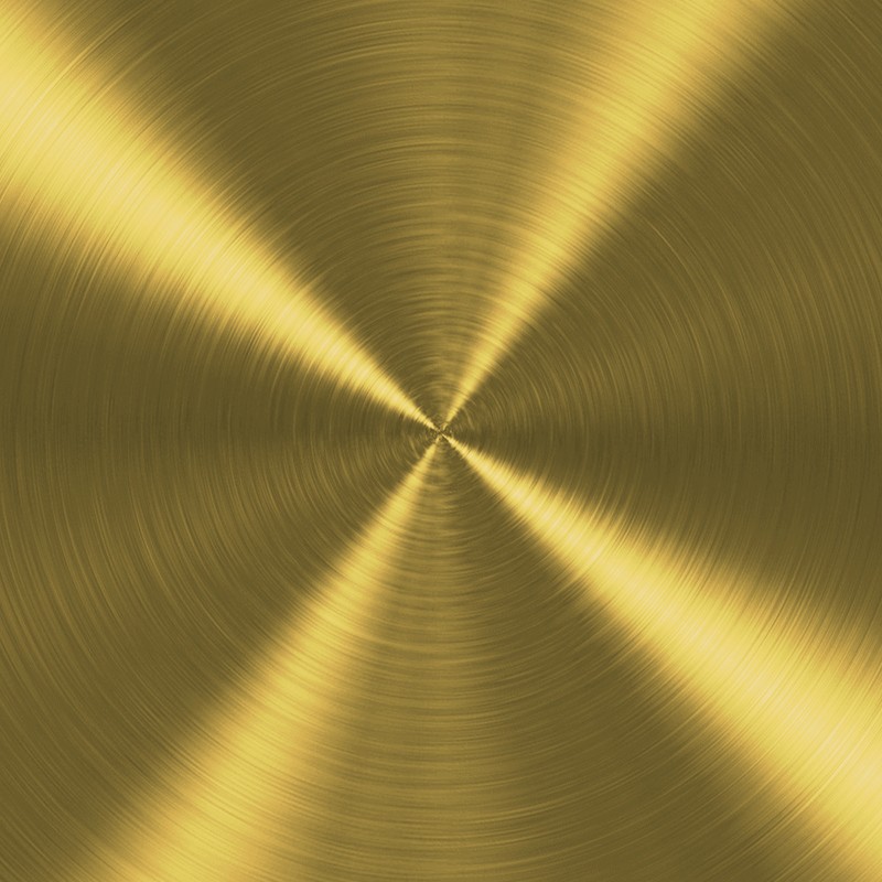 Textures   -   MATERIALS   -   METALS   -   Brushed metals  - Gold radial brushed metal texture 09859 - HR Full resolution preview demo