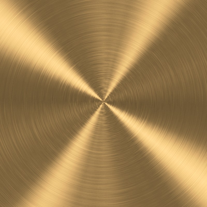Textures   -   MATERIALS   -   METALS   -   Brushed metals  - Gold radial brushed metal texture 09860 - HR Full resolution preview demo