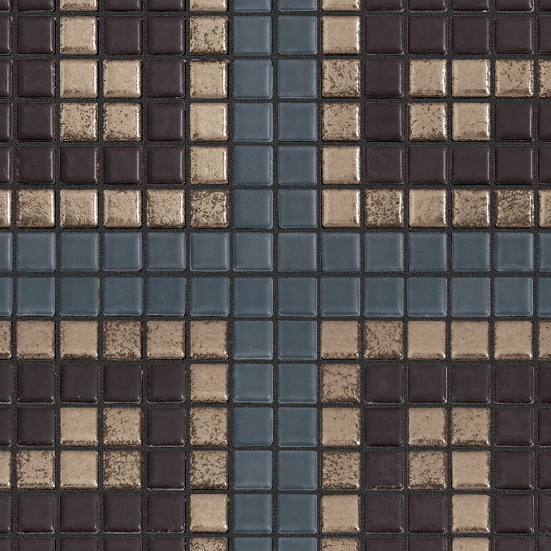 Textures   -   ARCHITECTURE   -   TILES INTERIOR   -   Mosaico   -   Classic format   -   Patterned  - Mosaico patterned tiles texture seamless 15082 - HR Full resolution preview demo