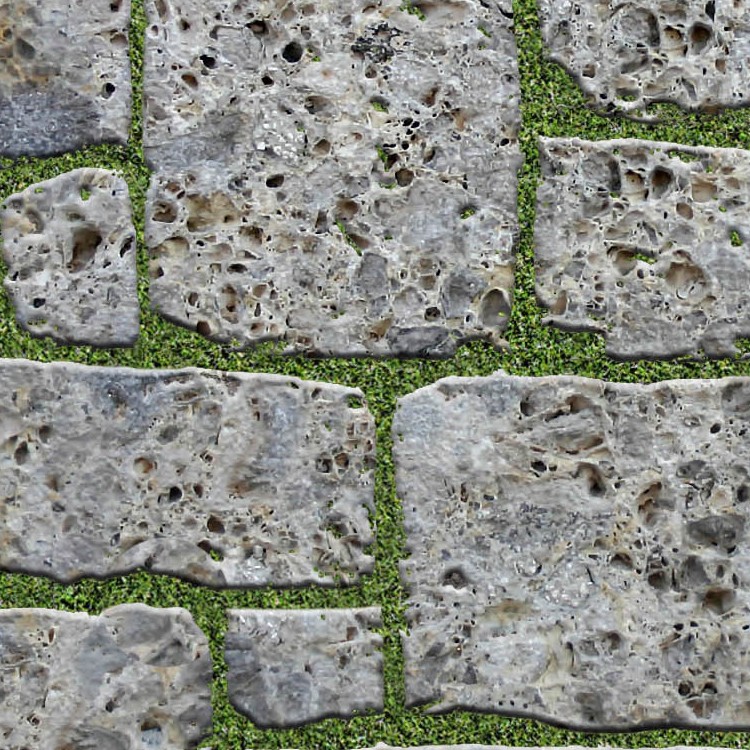 Textures   -   ARCHITECTURE   -   PAVING OUTDOOR   -   Parks Paving  - Park damaged paving stone texture seamless 18812 - HR Full resolution preview demo