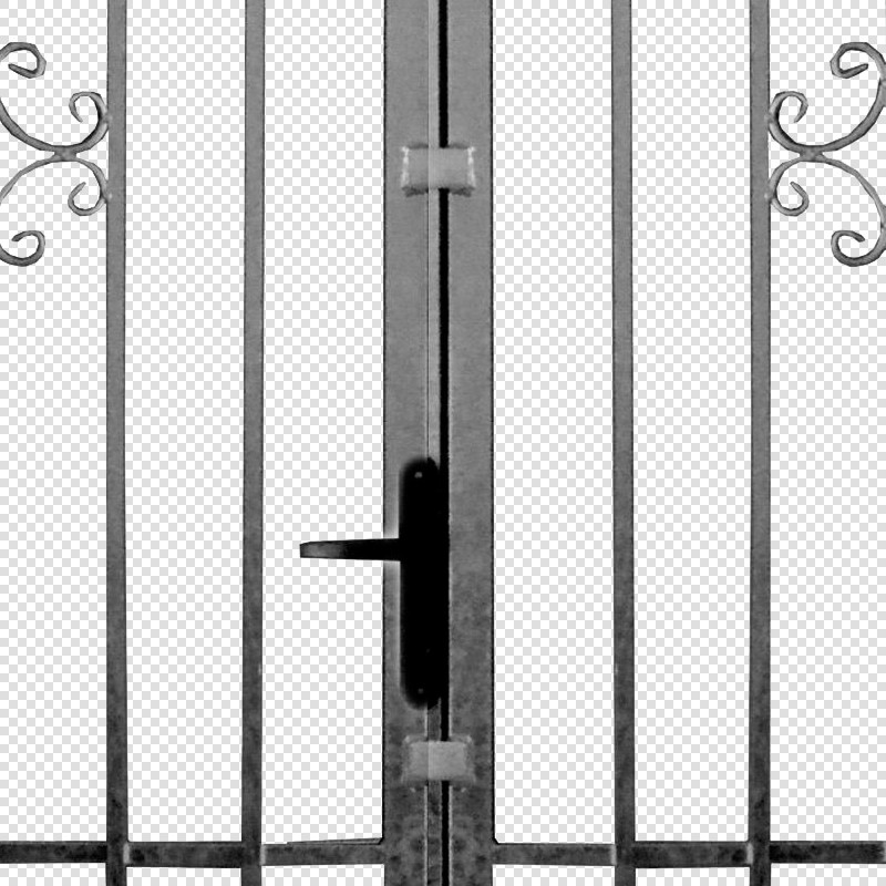 Textures   -   ARCHITECTURE   -   BUILDINGS   -   Gates  - Cut out iron entrance gate texture 18625 - HR Full resolution preview demo