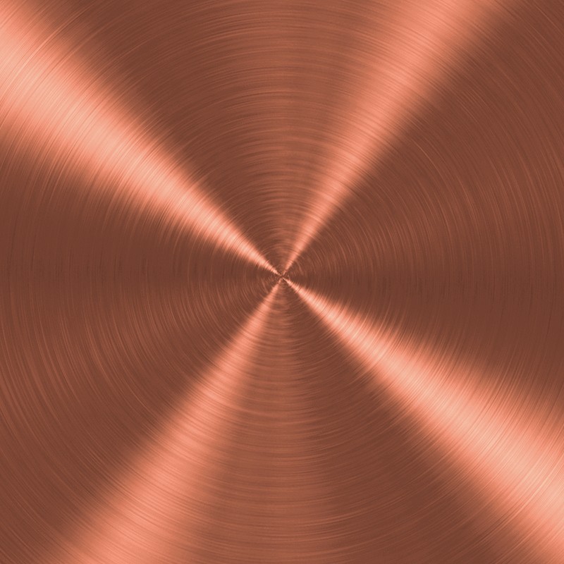 Textures   -   MATERIALS   -   METALS   -   Brushed metals  - Copper radial brushed metal texture 09864 - HR Full resolution preview demo