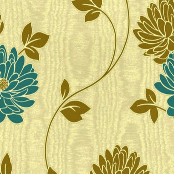 Textures   -   MATERIALS   -   WALLPAPER   -   Floral  - Floral wallpaper texture seamless 11041 - HR Full resolution preview demo