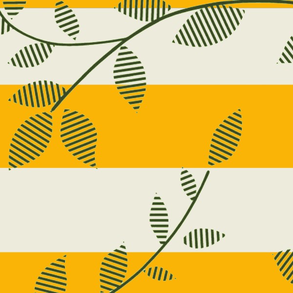 Textures   -   MATERIALS   -   WALLPAPER   -   Striped   -   Yellow  - Green leaves yellow striped wallpaper texture seamless 12014 - HR Full resolution preview demo