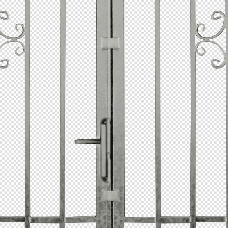Textures   -   ARCHITECTURE   -   BUILDINGS   -   Gates  - Cut out silver entrance gate texture 18627 - HR Full resolution preview demo