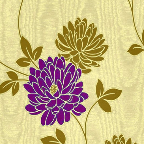 Textures   -   MATERIALS   -   WALLPAPER   -   Floral  - Floral wallpaper texture seamless 11043 - HR Full resolution preview demo