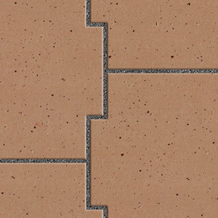 Textures   -   ARCHITECTURE   -   PAVING OUTDOOR   -   Terracotta   -   Blocks mixed  - Paving cotto mixed size texture seamless 06629 - HR Full resolution preview demo