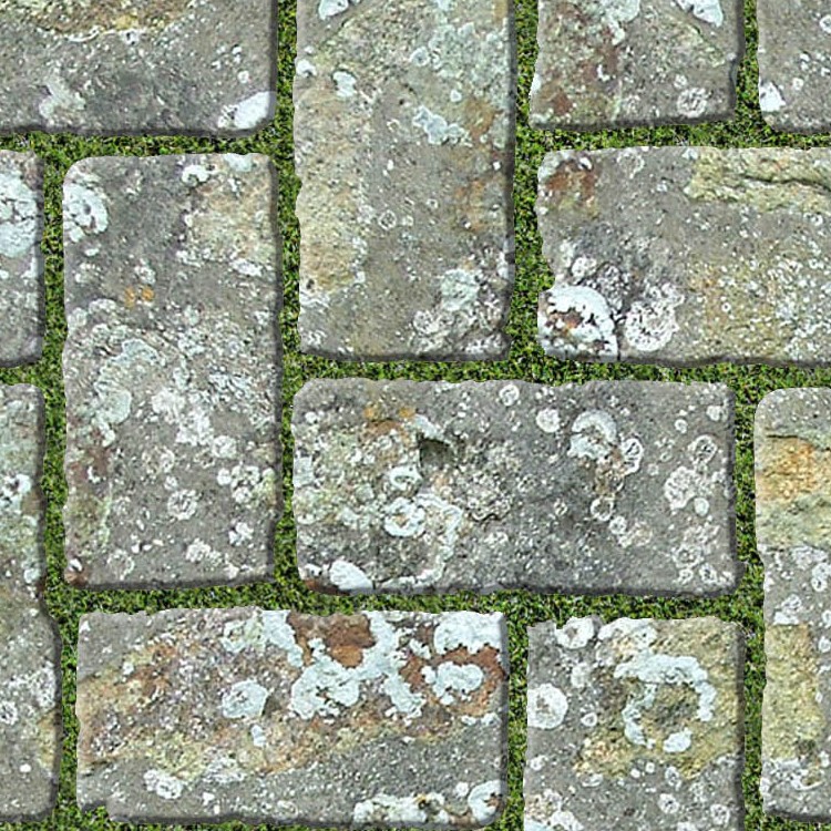 Textures   -   ARCHITECTURE   -   PAVING OUTDOOR   -   Parks Paving  - Damaged stone park paving texture seamless 18818 - HR Full resolution preview demo
