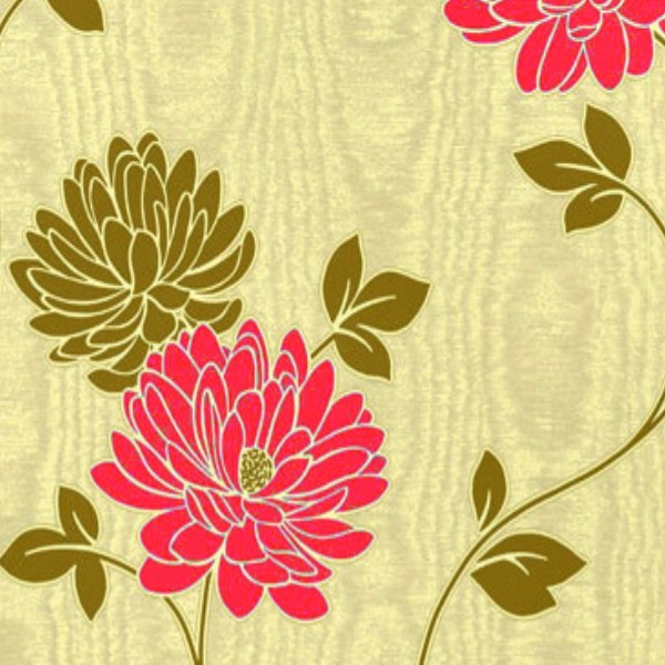 Textures   -   MATERIALS   -   WALLPAPER   -   Floral  - Floral wallpaper texture seamless 11044 - HR Full resolution preview demo
