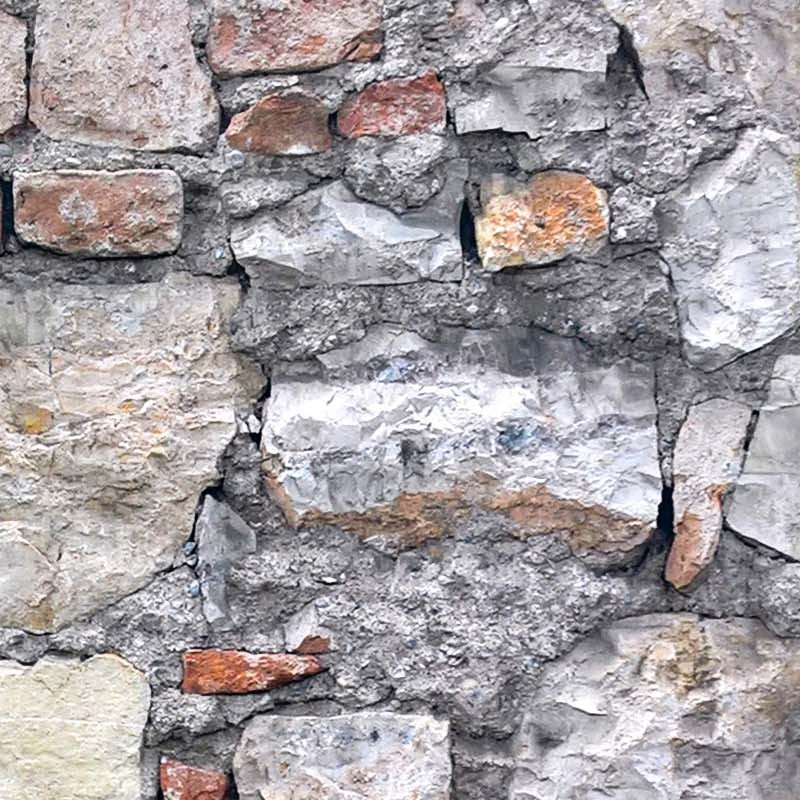 Textures   -   ARCHITECTURE   -   STONES WALLS   -   Damaged walls  - Italy old damaged wall stone texture seamless 19341 - HR Full resolution preview demo
