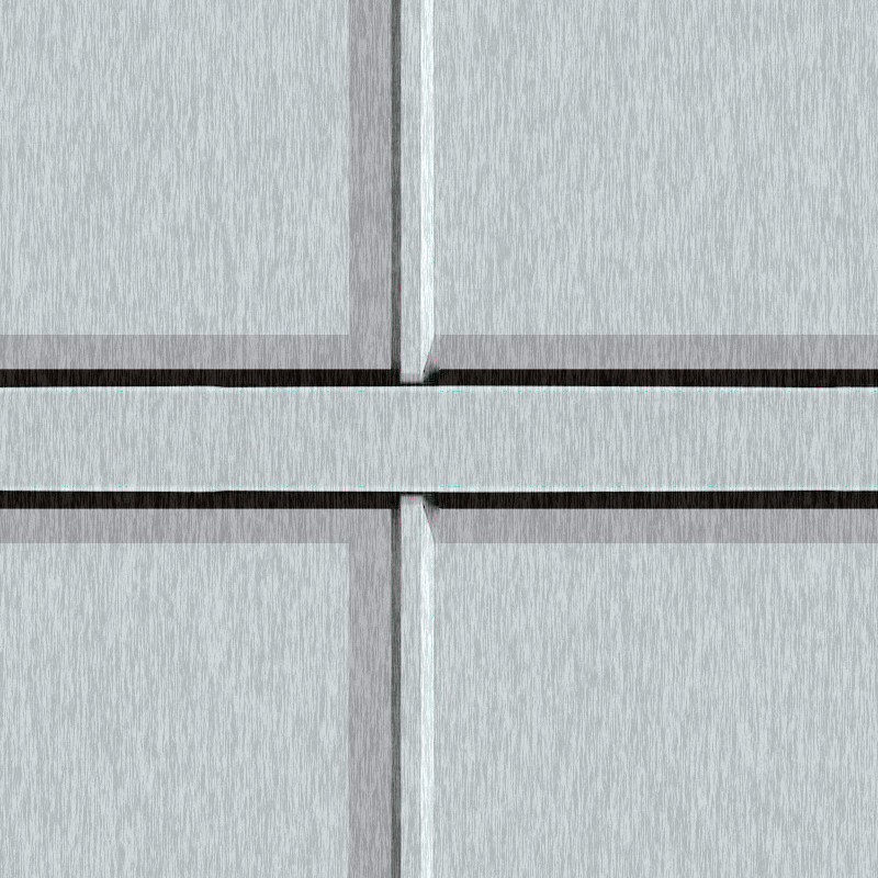 Textures   -   MATERIALS   -   METALS   -   Facades claddings  - Aluminium metal facade cladding texture seamless 10163 - HR Full resolution preview demo