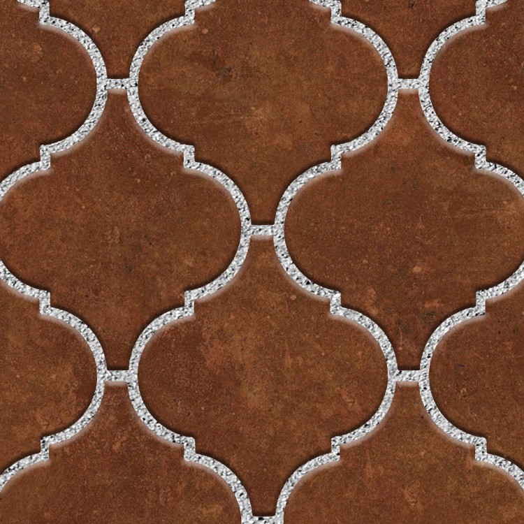 Textures   -   ARCHITECTURE   -   PAVING OUTDOOR   -   Terracotta   -   Blocks mixed  - Paving cotto mixed size texture seamless 06632 - HR Full resolution preview demo