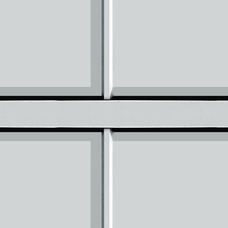 Textures   -   MATERIALS   -   METALS   -   Facades claddings  - White metal facade cladding texture seamless 10164 - HR Full resolution preview demo