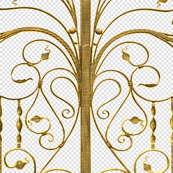 Textures   -   ARCHITECTURE   -   BUILDINGS   -   Gates  - Cut out gold entrance gate texture 18632 - HR Full resolution preview demo