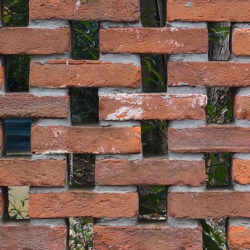 Textures   -   ARCHITECTURE   -   BRICKS   -   Special Bricks  - Fence briks wall texture horizontal seamless 19270 - HR Full resolution preview demo