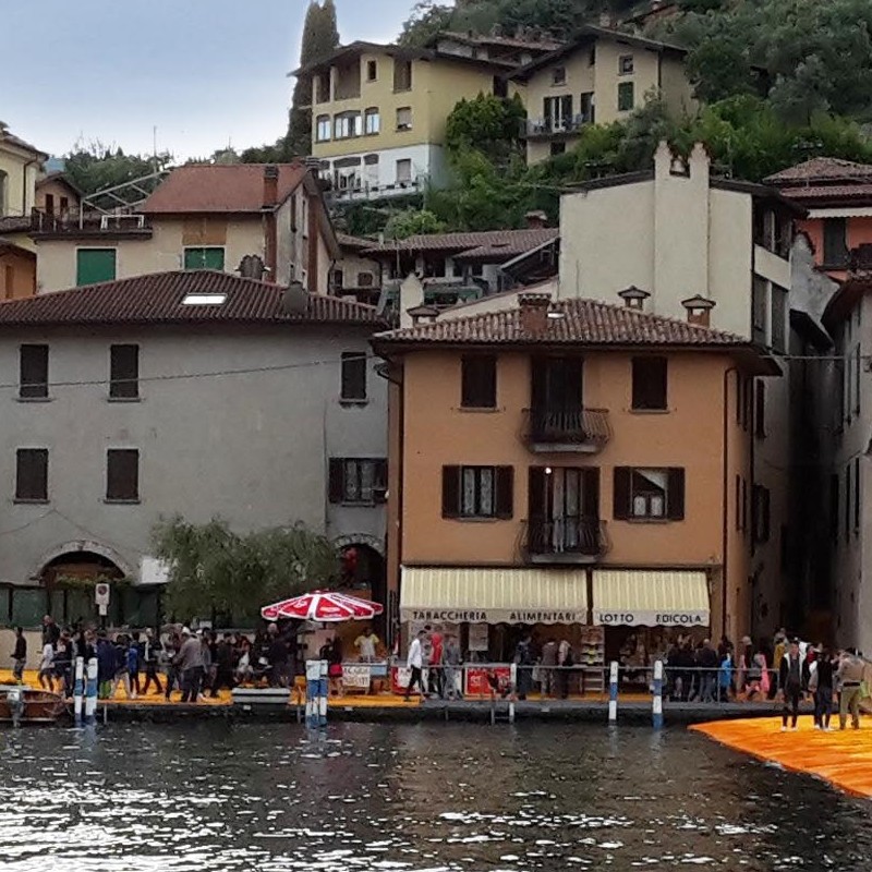 Textures   -   BACKGROUNDS &amp; LANDSCAPES   -   NATURE   -   Lakes  - Italy iseo lake floating piers by christo landscape 18335 - HR Full resolution preview demo