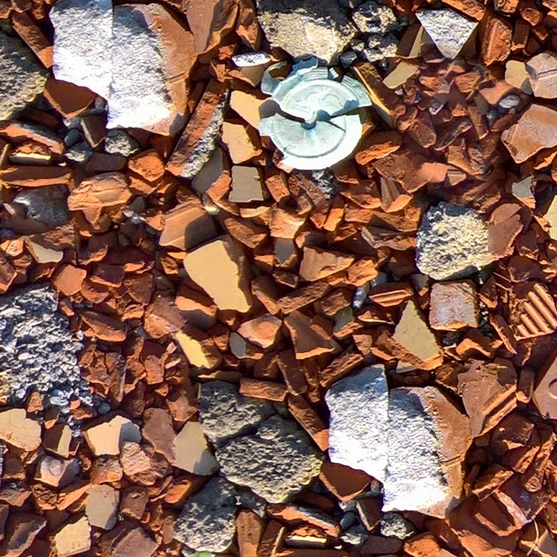 Textures   -   NATURE ELEMENTS   -   SOIL   -   Ground  - Ground with shards of brick texture seamless 18181 - HR Full resolution preview demo