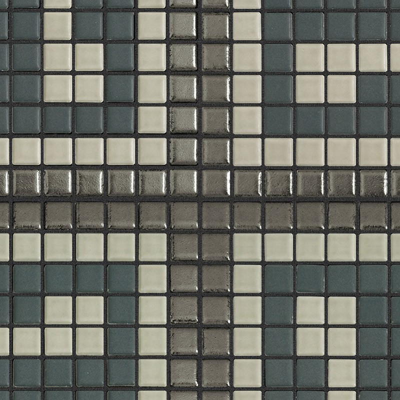 Textures   -   ARCHITECTURE   -   TILES INTERIOR   -   Mosaico   -   Classic format   -   Patterned  - Mosaico patterned tiles texture seamless 15095 - HR Full resolution preview demo